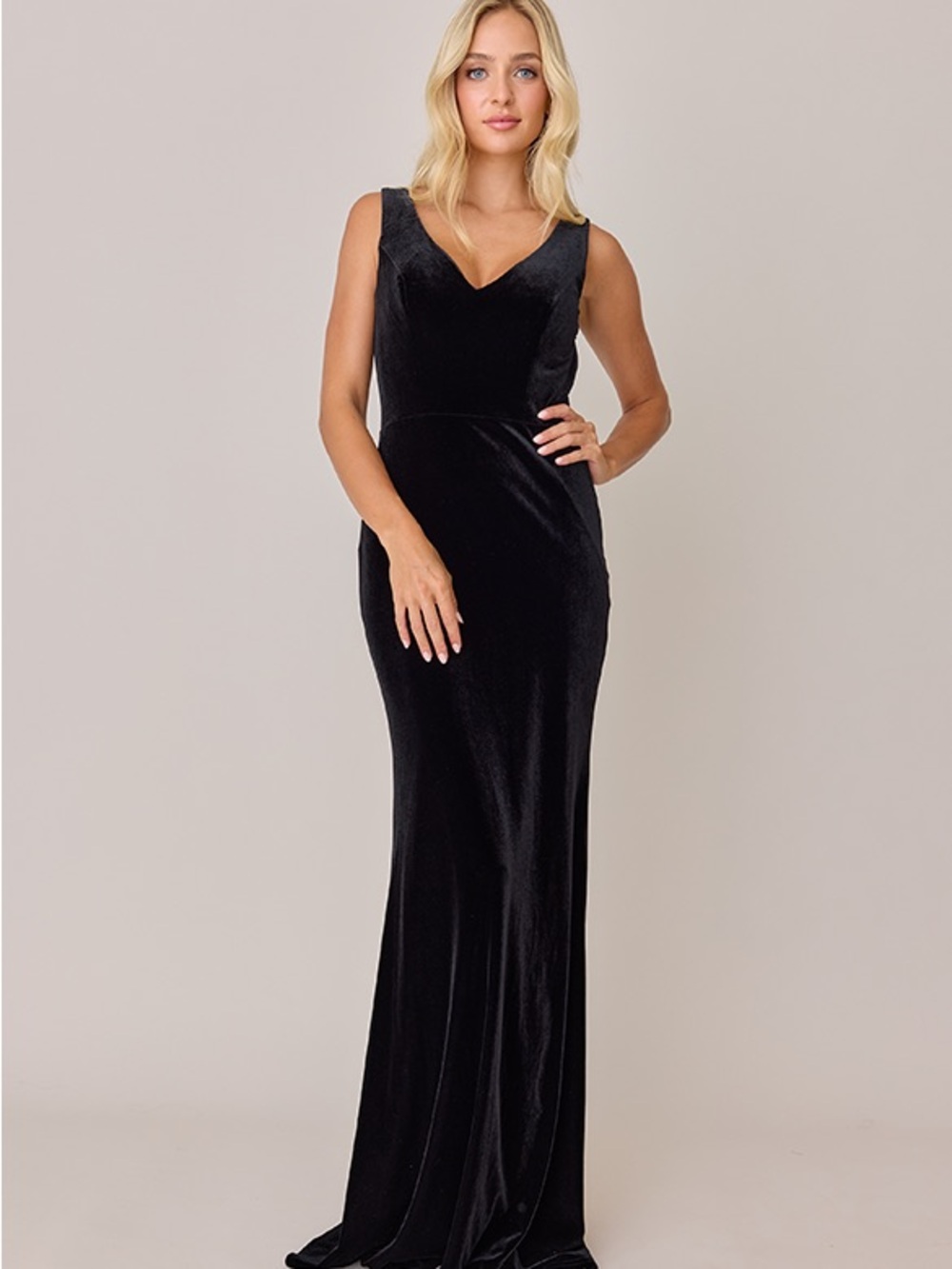 Revelry Dakota Velvet Dress Black Size 6